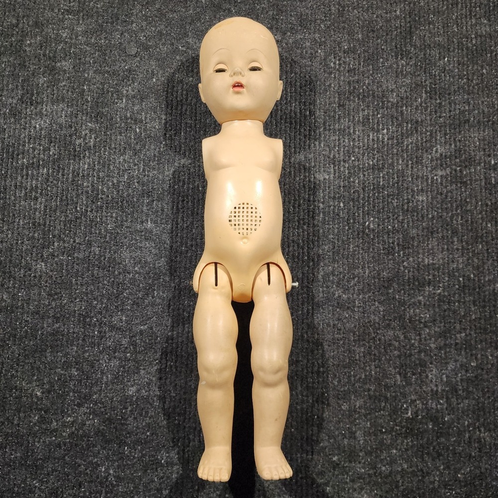 Vintage 1950s Sleep Eye Baby Doll Cry Talker 24" Unmarked Hard Plastic TLC